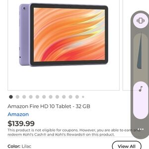 Amazon Fire HD 10 Tablet - Lilac